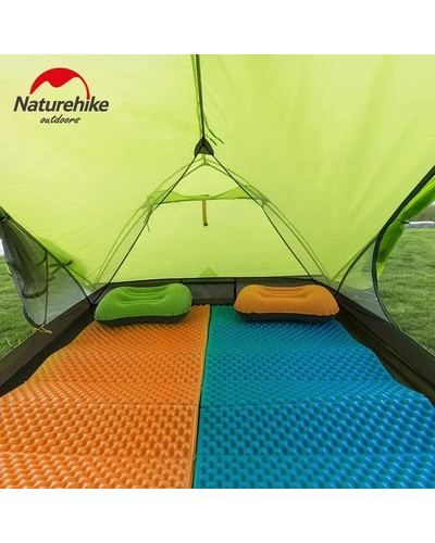 Килимок складний IXPE Naturehike NH19QD008, алюмінієва плівка, 185x56х1,8 см, оливковий зелений