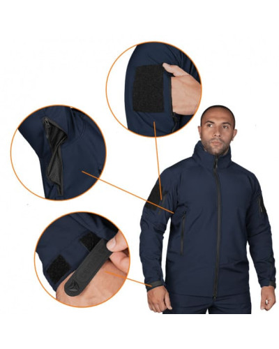 Куртка SoftShell Phantom System Темно-Синя 7292 
