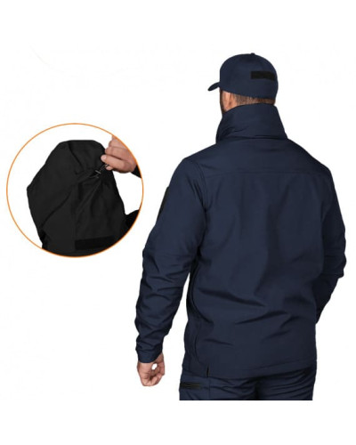 Куртка SoftShell Phantom System Темно-Синя 7292 