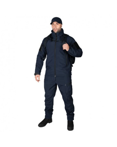Куртка SoftShell Phantom System Темно-Синя 7292 