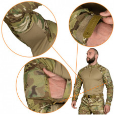 Бойова сорочка CM Raid Twill/Coolpass Pique Multicam/Tan