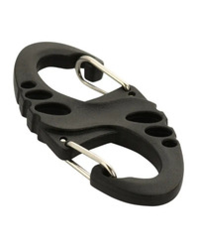 M-Tac карабін S-Hook пластиковий Black