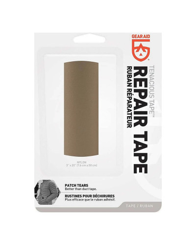 Gear Aid repair tape OD Coyote Nylon (клейка лента для ремонту одягу та спорядження)