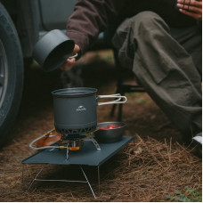 Набір посуду для кемпінгу 2 од. Naturehike CNK2300CJ0002, 1,2 л, алюміній