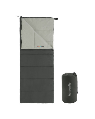 Спальний мішок Naturehike F150 NH22MSD05, правий, графіт
