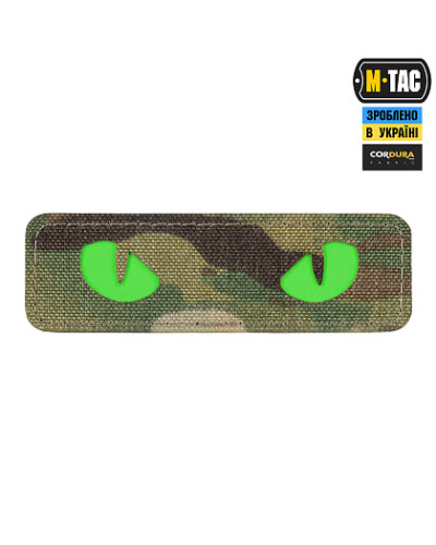 M-Tac нашивка Cat Eyes Laser Cut Multicam/GID