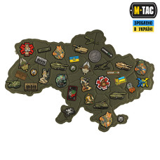 M-Tac панель для нашивок Мапа України Ranger Green
