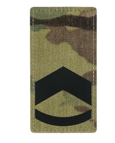 M-Tac погон на липучці штаб сержант Multicam