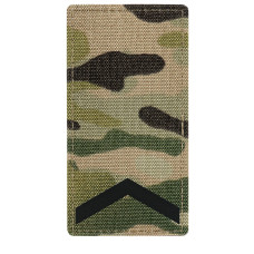 M-Tac погон на липучці старший солдат Multicam