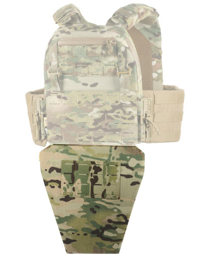 M-Tac фартух протиуламковий з балістичним пакетом 2 клас Laser Cut Multicam